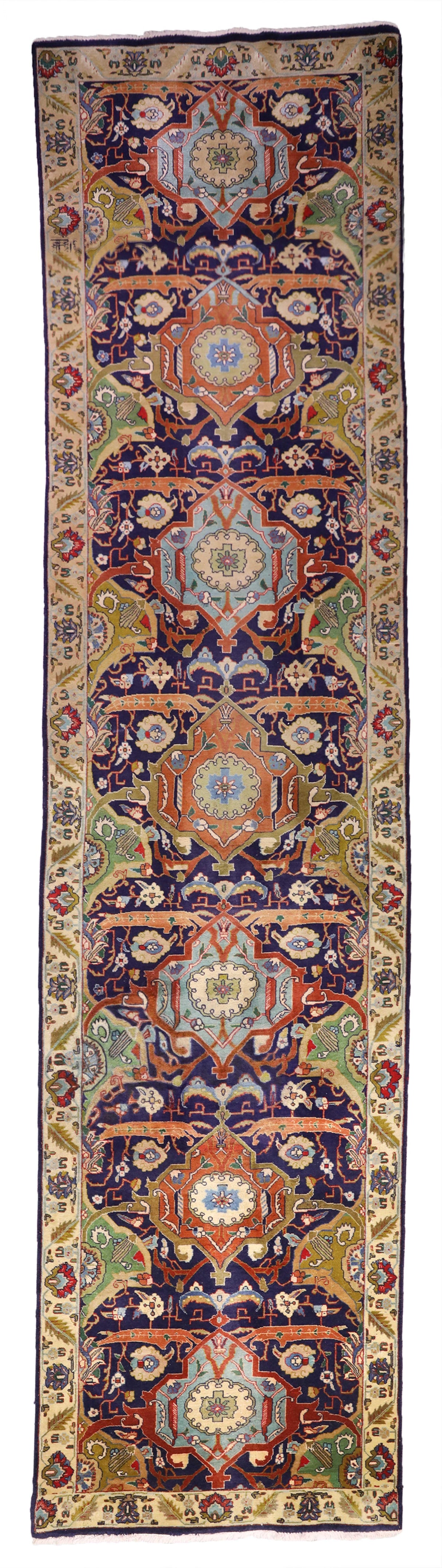 Antique Tabriz Runner - Nomadic Art