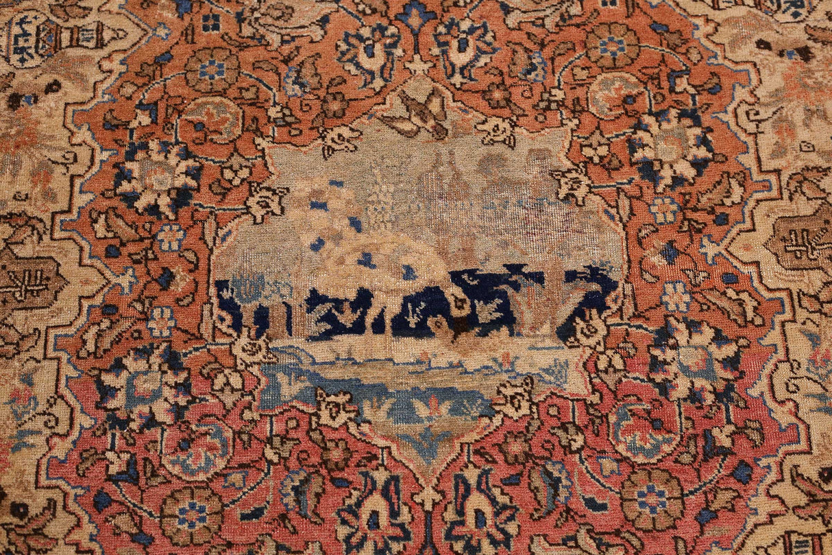 Antique Tabriz Rug